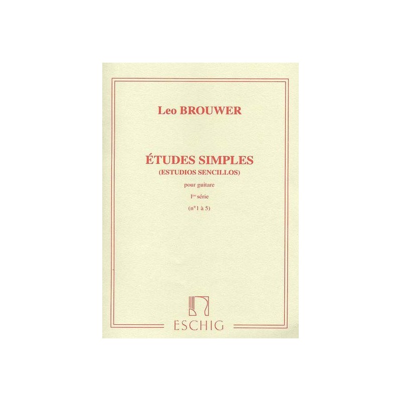 Leo Brouwer | Etudes Simples (Pour Guitar)