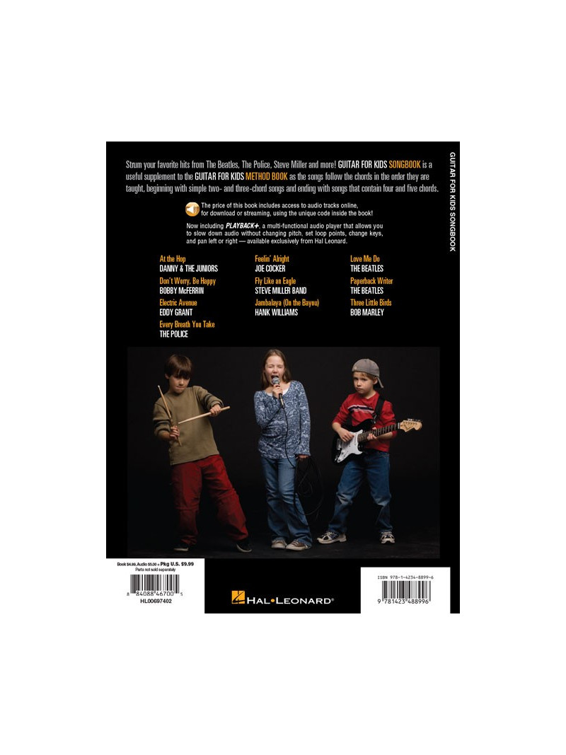 Hal Leonard Guitar Method: Guitar For Kids Songbook (book/CD)