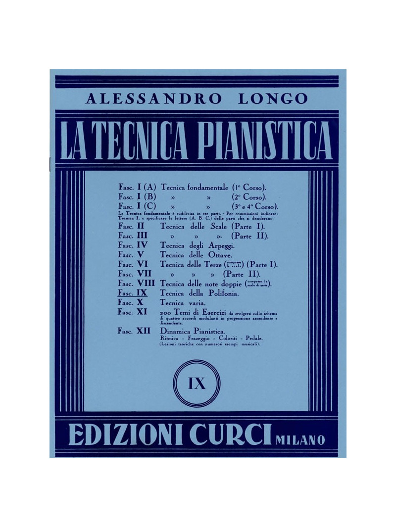 La tecnica pianistica - IX