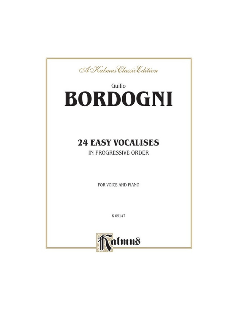 Twenty-Four Easy Vocalises in Progressive Order