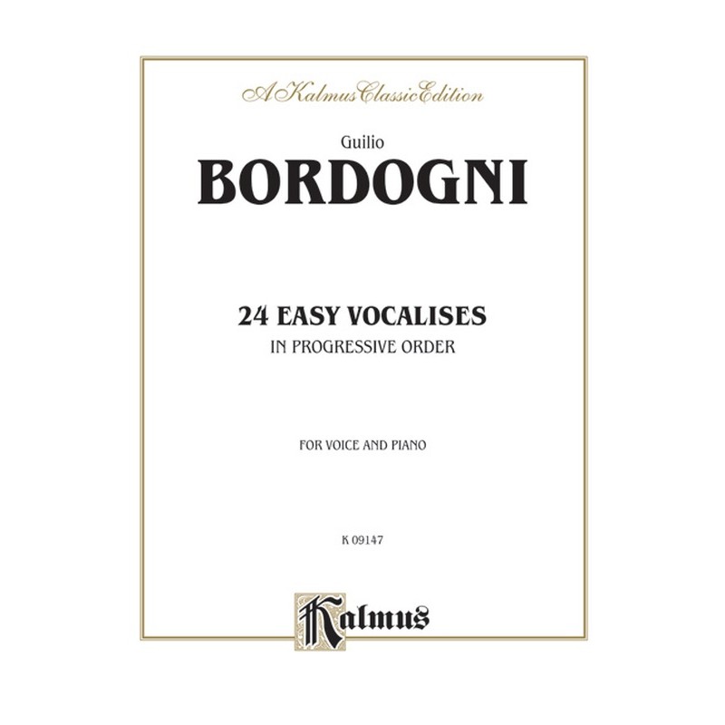 Twenty-Four Easy Vocalises in Progressive Order
