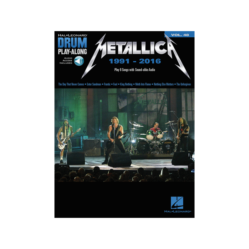 Metallica: Drum Play-Along Volume 48 (book/Audio Online)