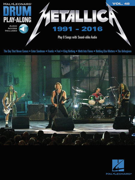 Metallica: 1991-2016 Drum Play-Along Volume 48 (book/Audio Online)