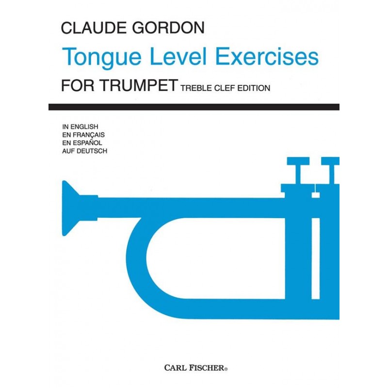 Tongue Level Exercises for Trumpet by Claude Gordon