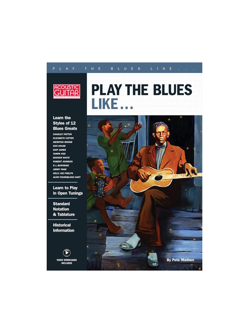 Play the Blues Like... (book/Video Online)