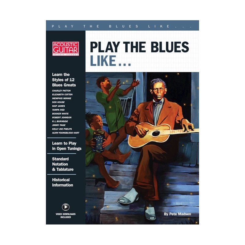 Play the Blues Like... (book/Video Online)