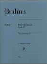 Johannes Brahms: Drei Intermezzi - Opus 117