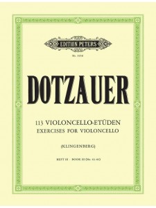 Dotzauer - 113 Violoncello Etuden - Heft III / Book III