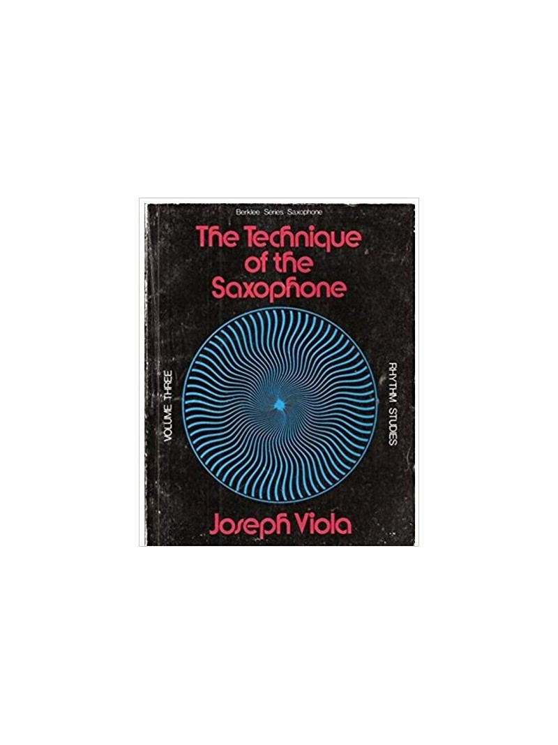 Technique Of The Saxophone volume 3: Rhythm Studies