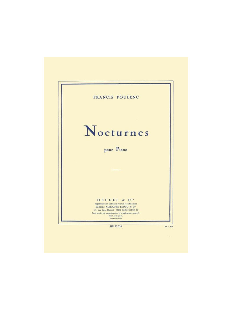 Francis Poulenc - Nocturnes Pour Piano