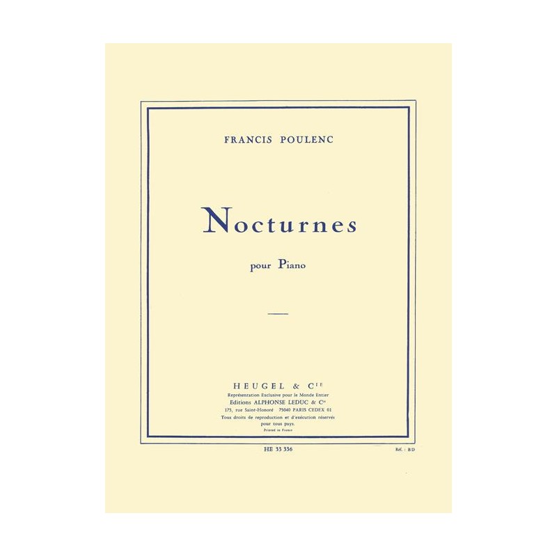 Francis Poulenc - Nocturnes Pour Piano