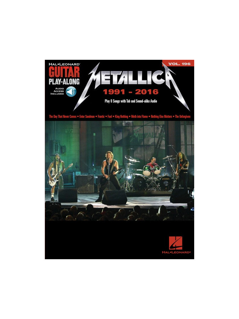 Metallica: Guitar Play-Along Volume 196 (book/Audio Online)