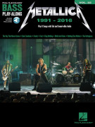 Metallica: 1991-2016: Bass Play-Along Volume 22 (book/Audio Online)