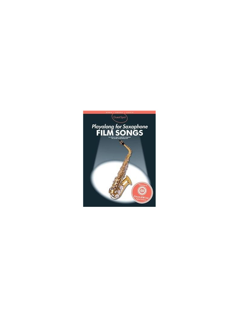 Guest Spot: Film Songs Playalong For Alto Saxophone (book/2 CD)