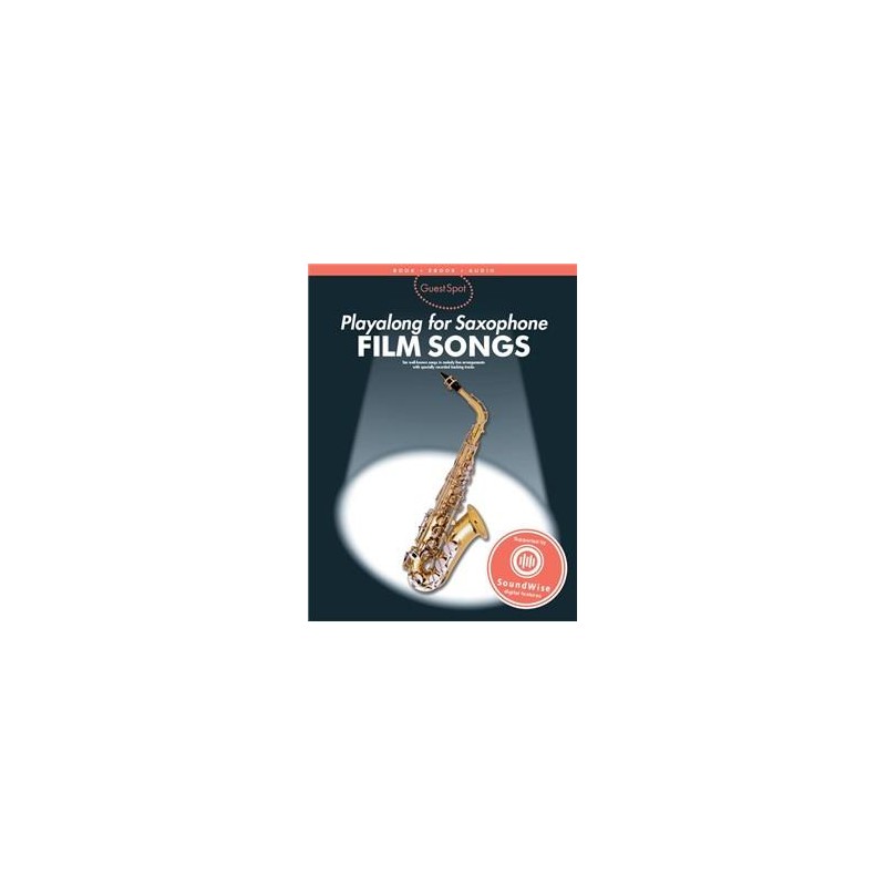 Guest Spot: Film Songs Playalong For Alto Saxophone (book/2 CD)