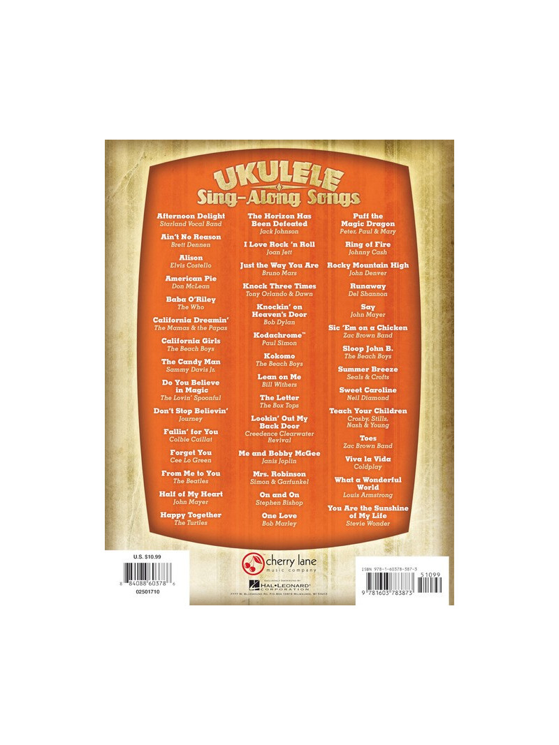  Ukulele Sing-Along Songs