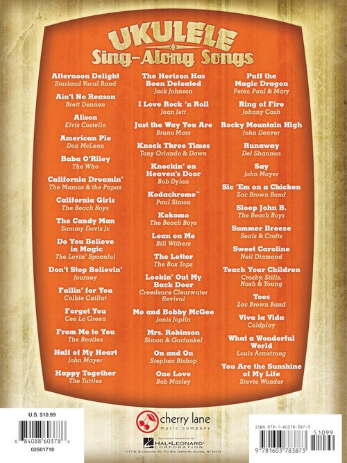  Ukulele Sing-Along Songs
