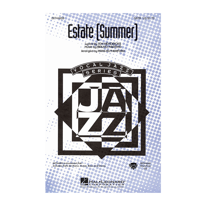 arrangiamenti choral, arrangiamenti quattro voci, spartito estate