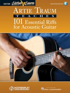 Teaches: 101 Essential Riffs for Acoustic Guitar (book/Audio Online)