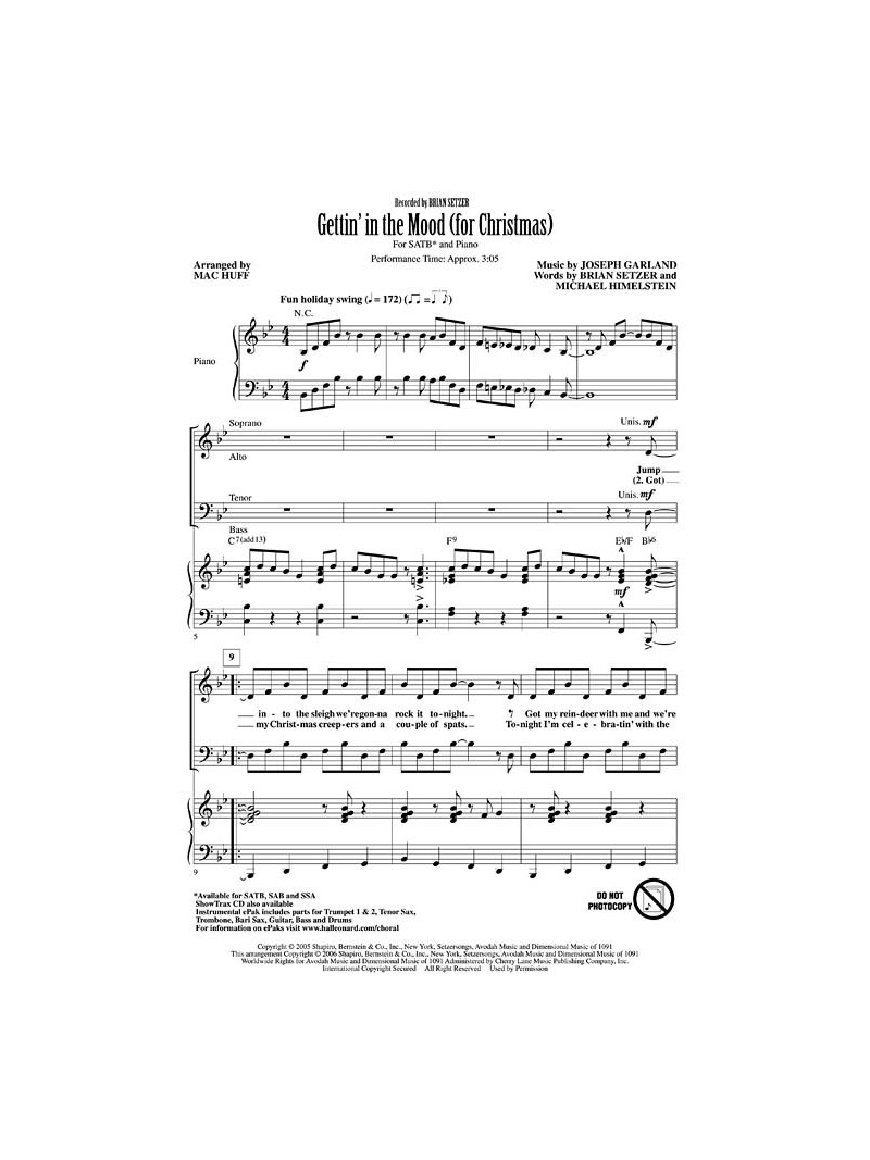 Gettin' in the Mood - For Christmas