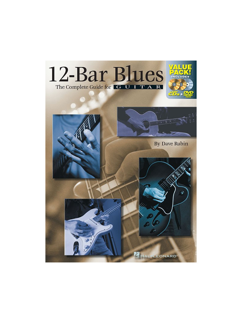 12-Bar Blues - The Complete Guide For Guitar (book/2 CD/DVD)