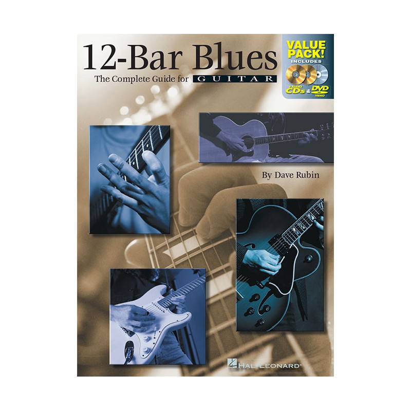 12-Bar Blues - The Complete Guide For Guitar (book/2 CD/DVD)