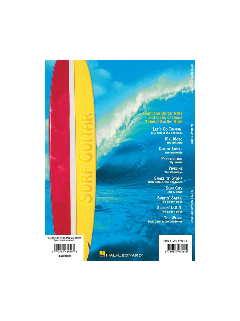 Best of Surf Guitar-Signature Licks (book/CD)