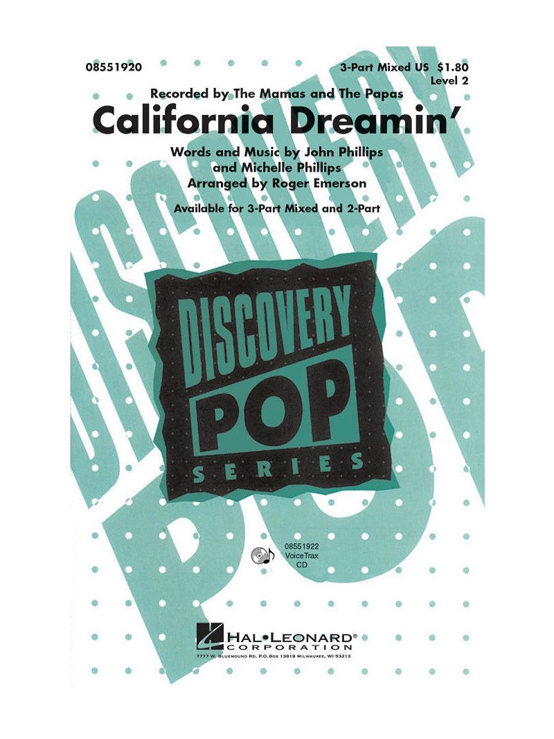 California Dreamin' (Choral)