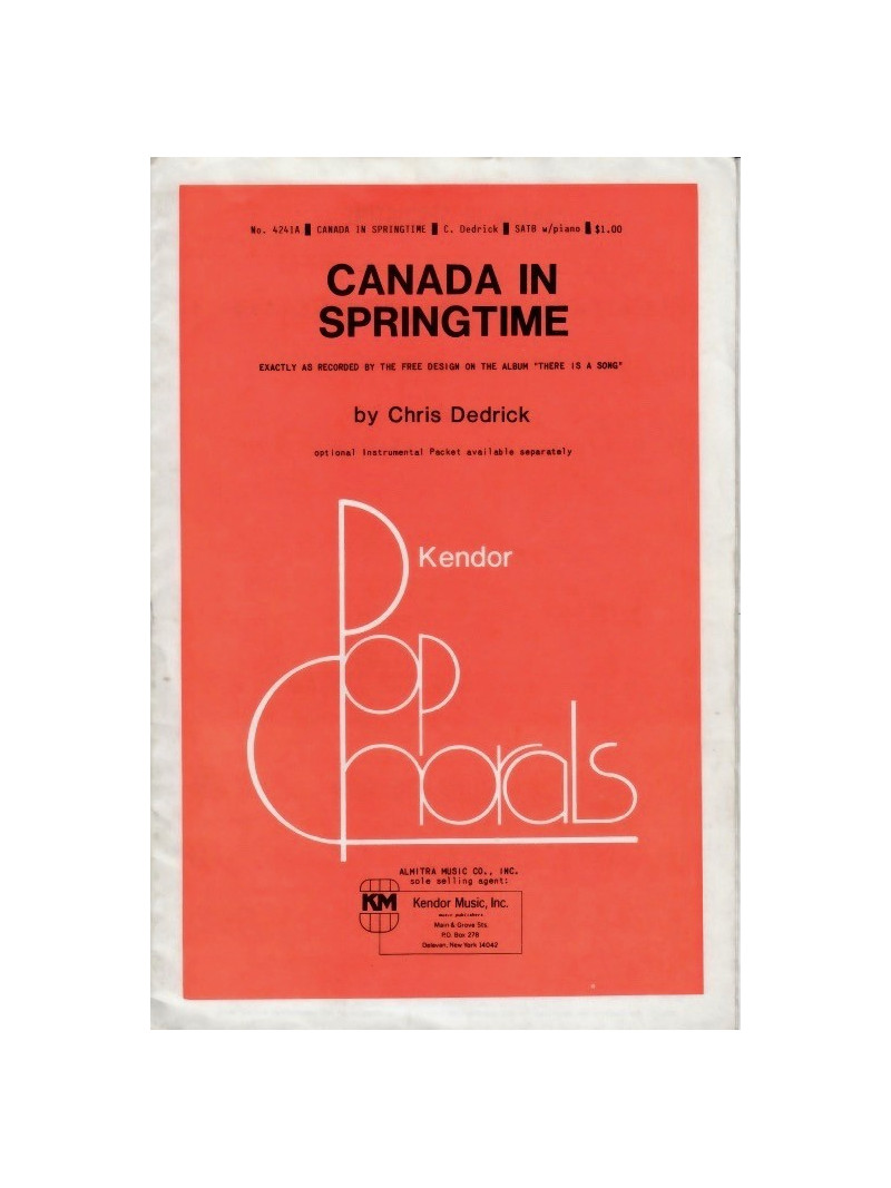 Canada in Springtime (Choral)