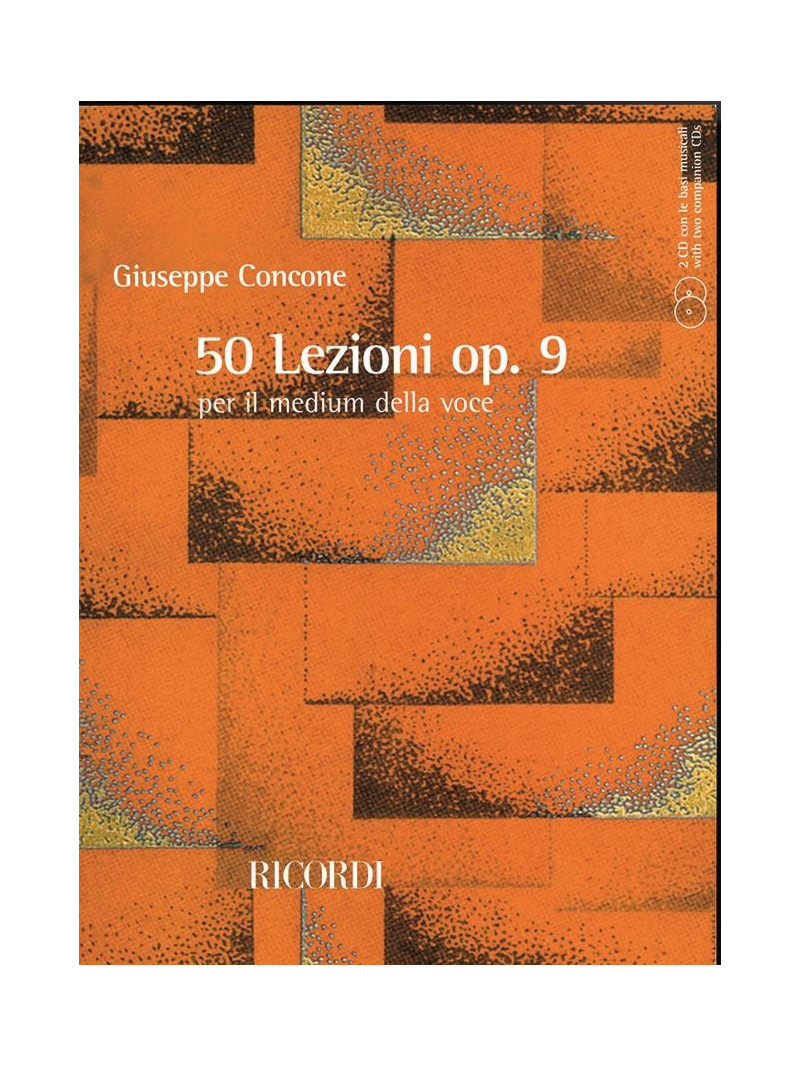 Concone - 50 Lezioni Op. 9 (libro/2 CD)