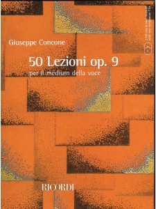 Concone - 50 Lezioni Op. 9 (libro/2 CD)