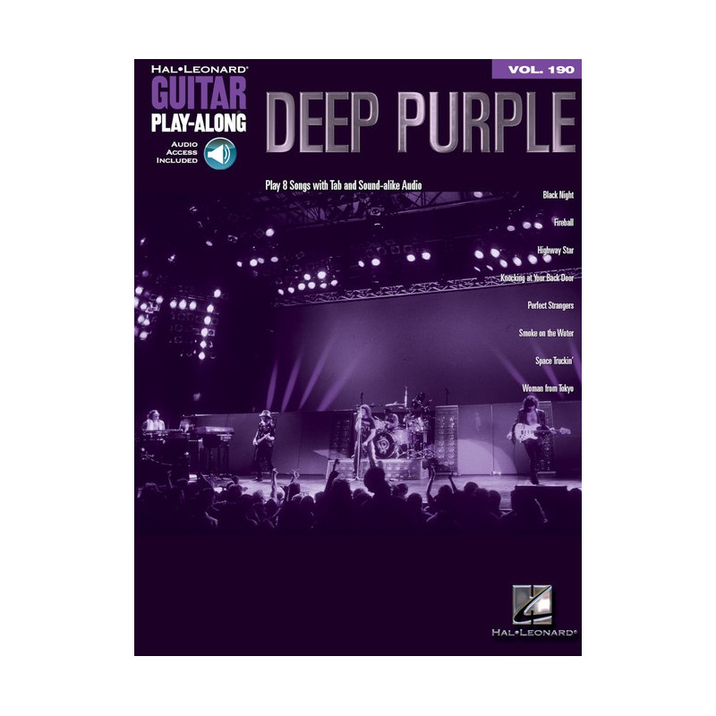 Deep Purple: Guitar Play-Along Volume 190 (book/Audio Online)