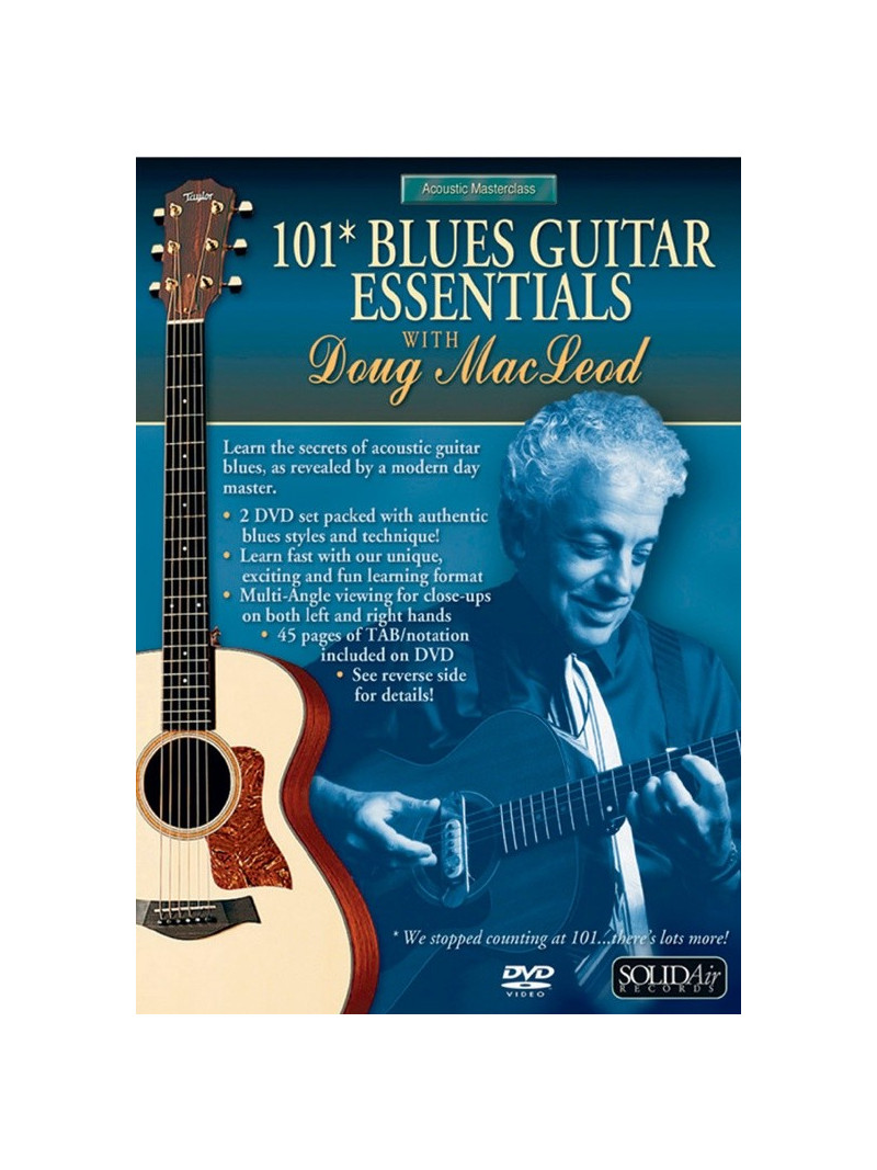 Masterclass Series -- 101 Blues Guitar Essentials (2 DVD)