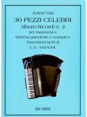 30 Pezzi Celebri per Fisarmonica - Album Ricordi n.2