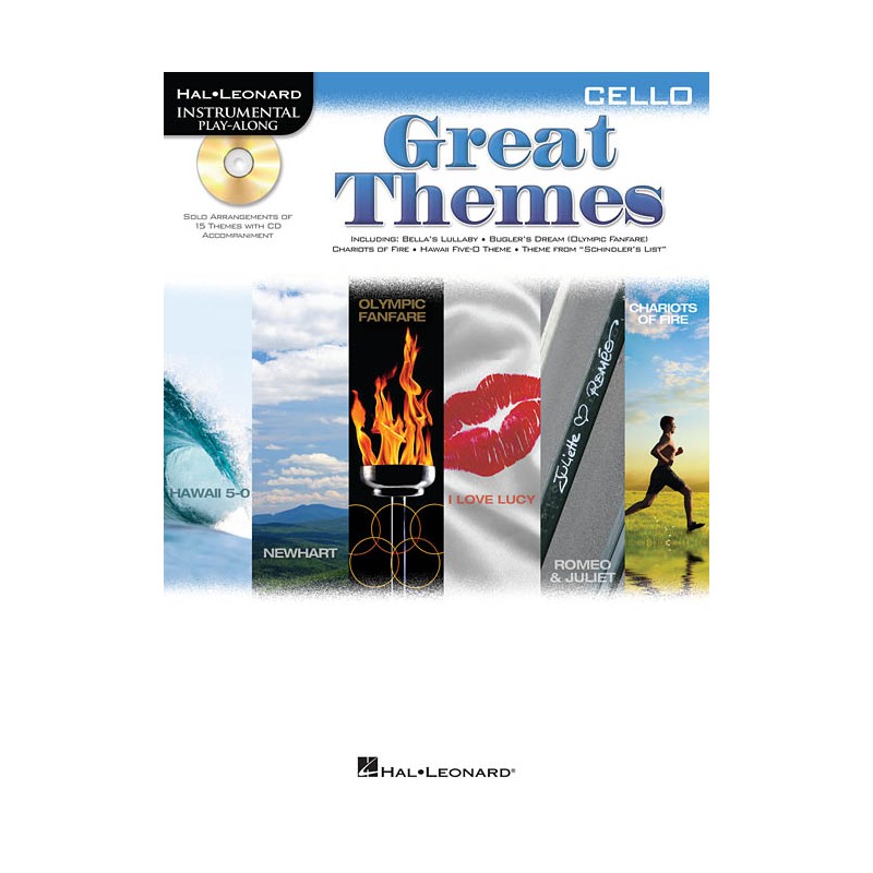 Great Themes - Instrumental Play-Along for Cello (book/CD)