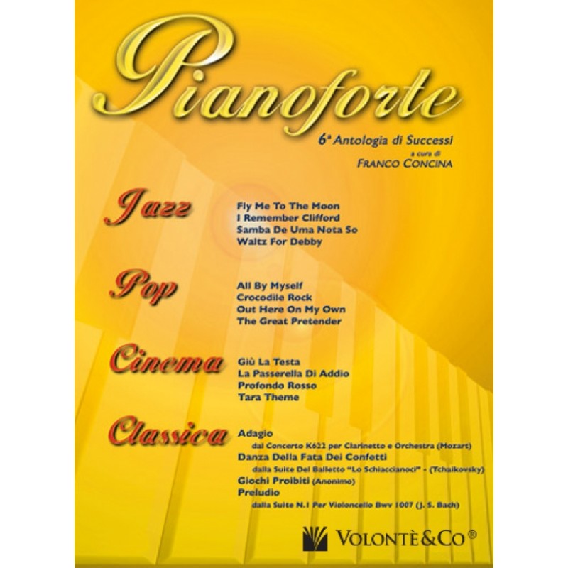 Pianoforte Vol. 6 - Jazz, Pop, Cinema, Classica
