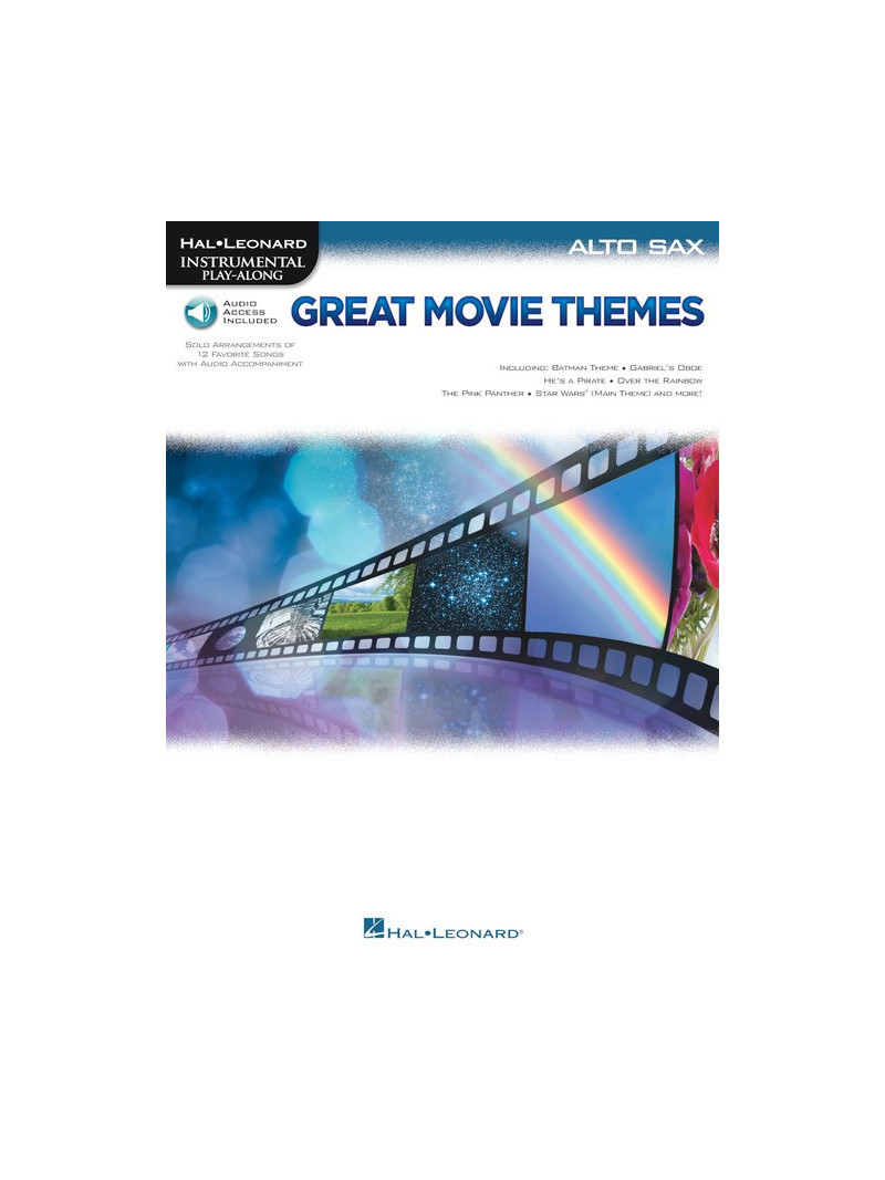 Great Movie Themes for Alto Sax (book/Audio Access)