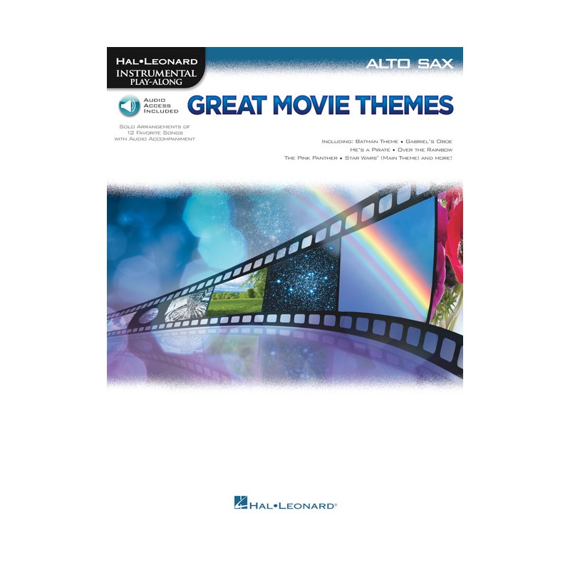 Great Movie Themes for Alto Sax (book/Audio Access)