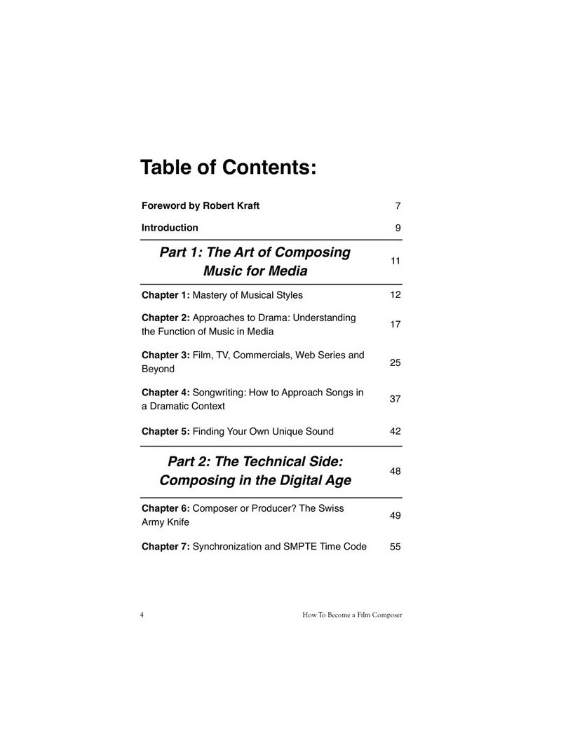 How to Become a Film Composer (book/Audio Online)