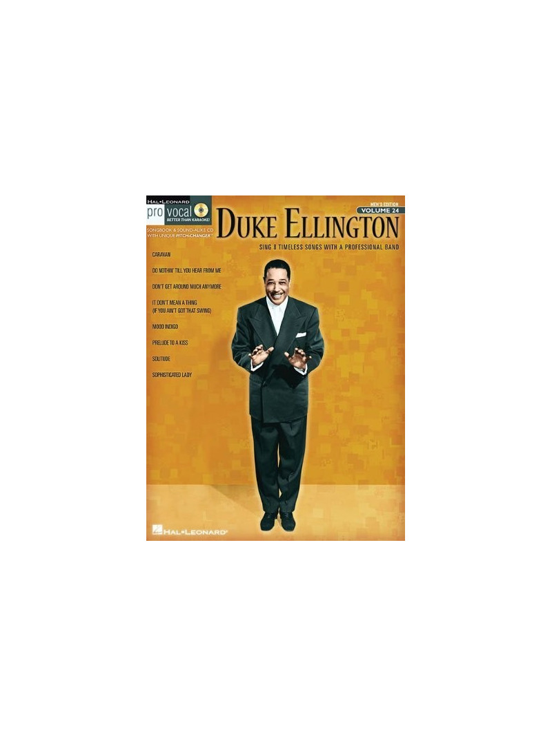 Pro Vocal: Duke Ellington Volume 24 (book/CD sing-along)