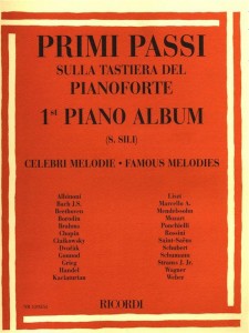 Primi Passi Sulla Tastiera Del Pianoforte - 1° Piano Album - Celebri Melodie