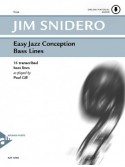 Easy Jazz Conception Bass Lines (book/Audio Online)