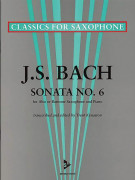 J.S. Bach : Sonata No. 6 A Major (Saxophone)