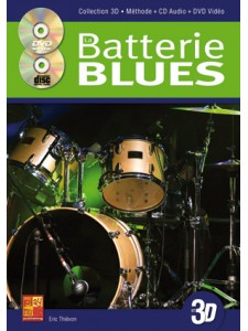 La Batterie Blues en 3D (book/CD/DVD)