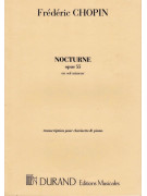 Frederic Chopin: Nocturne  Op. 55 (Clarinet)