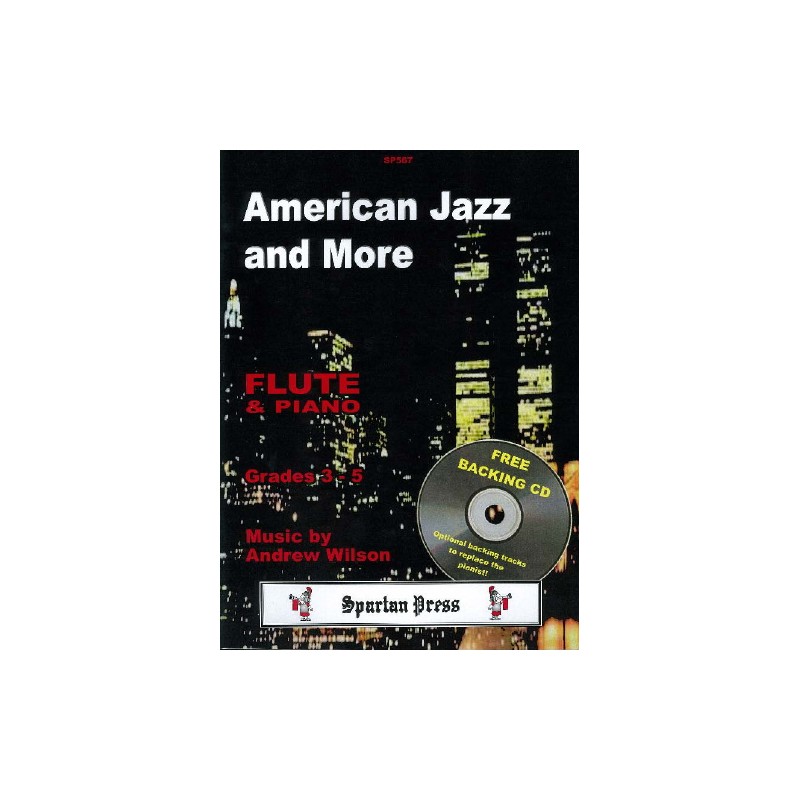 American Jazz and More for Flute (book/CD)