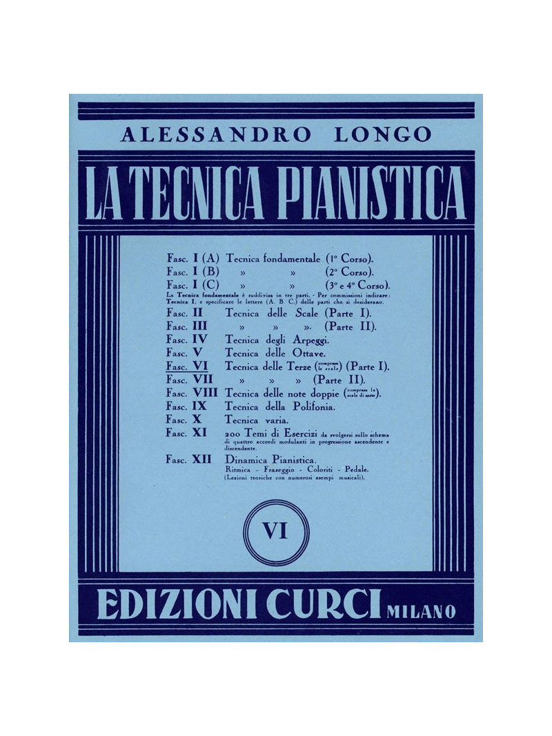 La tecnica pianistica - VI