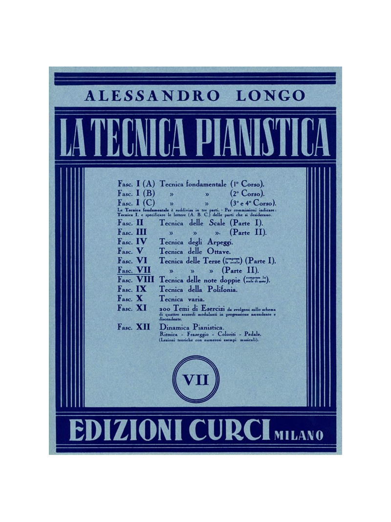 La tecnica pianistica - VII