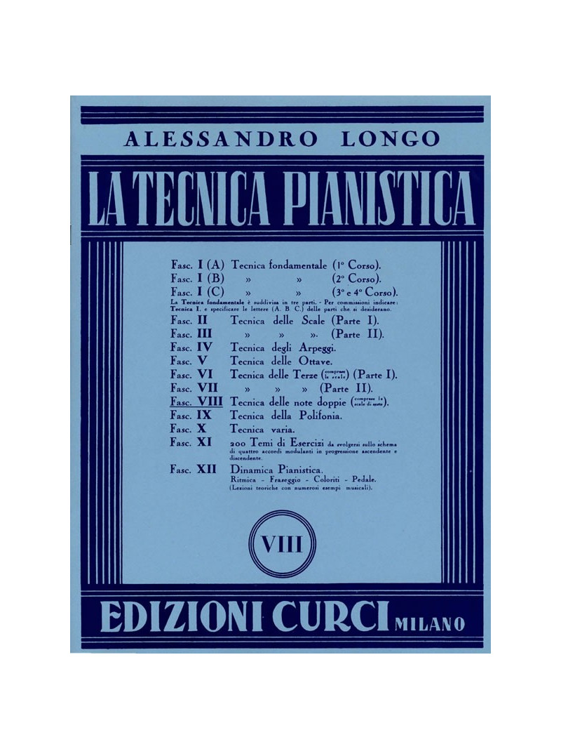 La tecnica pianistica - VIII
