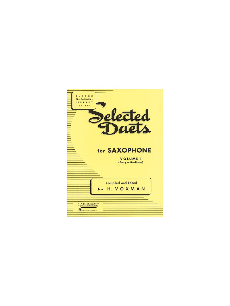 Selected Duets for Saxophone - Volume 1